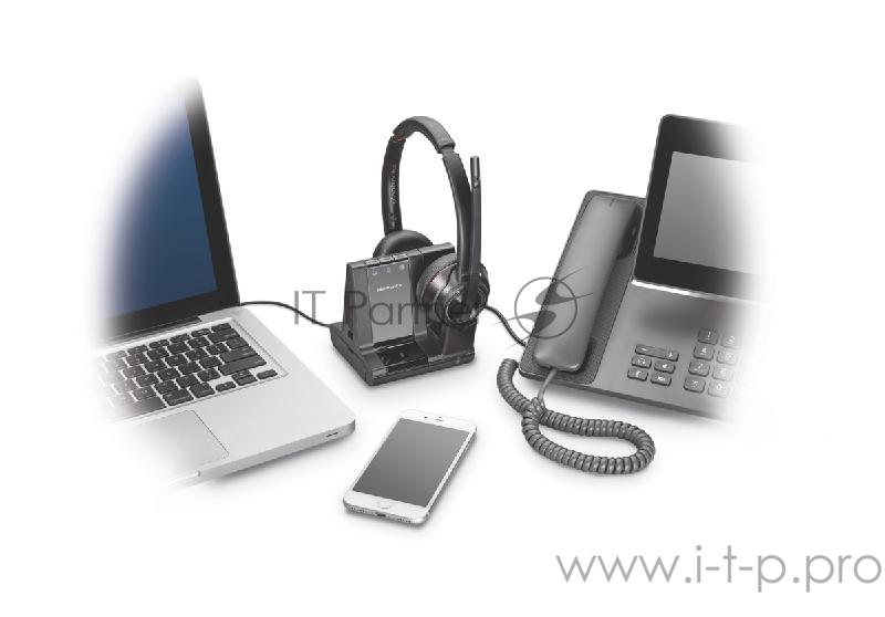 Гарнитура беспроводная W8220/A,SAVI 3IN1,OTH STEREO,UC,DECT,EMEA