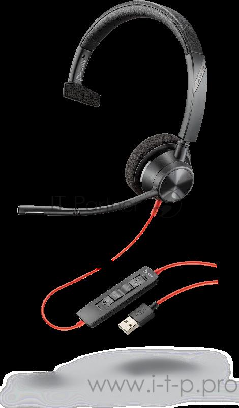 Гарнитура проводная Blackwire 3310, BW3310-M USB-A