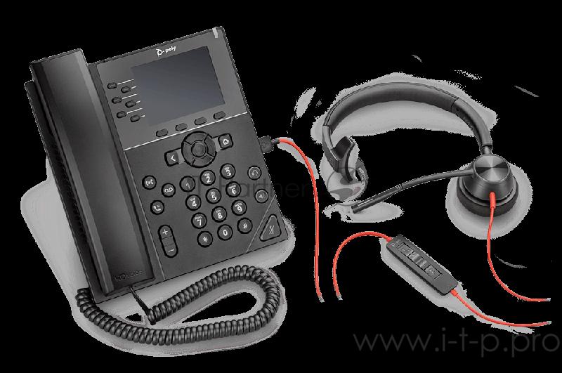 Гарнитура проводная Blackwire 3315, BW3315 USB-A