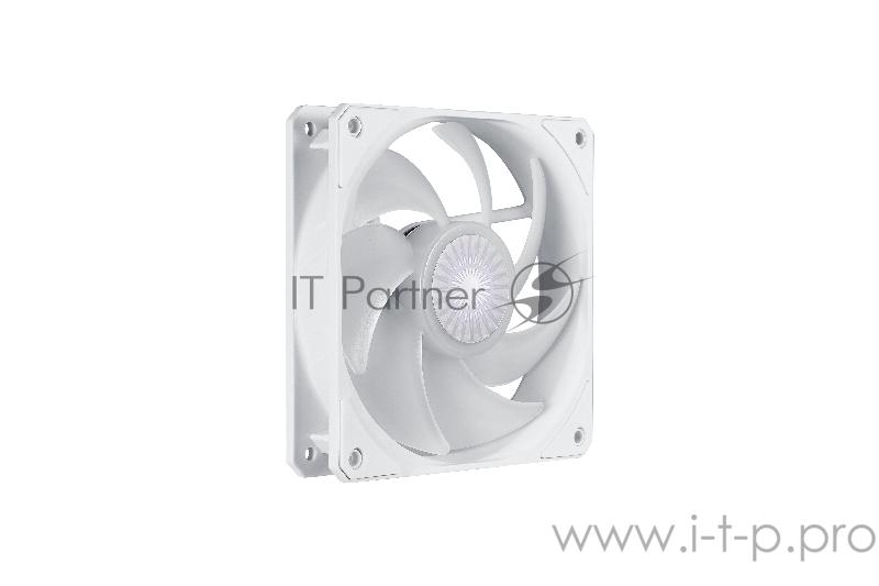 Кулер для корпуса 1 Ватт Cooler Master Case Cooler SickleFlow 120 ARGB 3 in 1 White Edition, 4pin