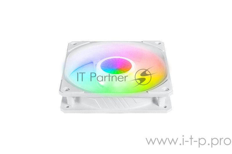Кулер для корпуса 1 Ватт Cooler Master Case Cooler SickleFlow 120 ARGB 3 in 1 White Edition, 4pin