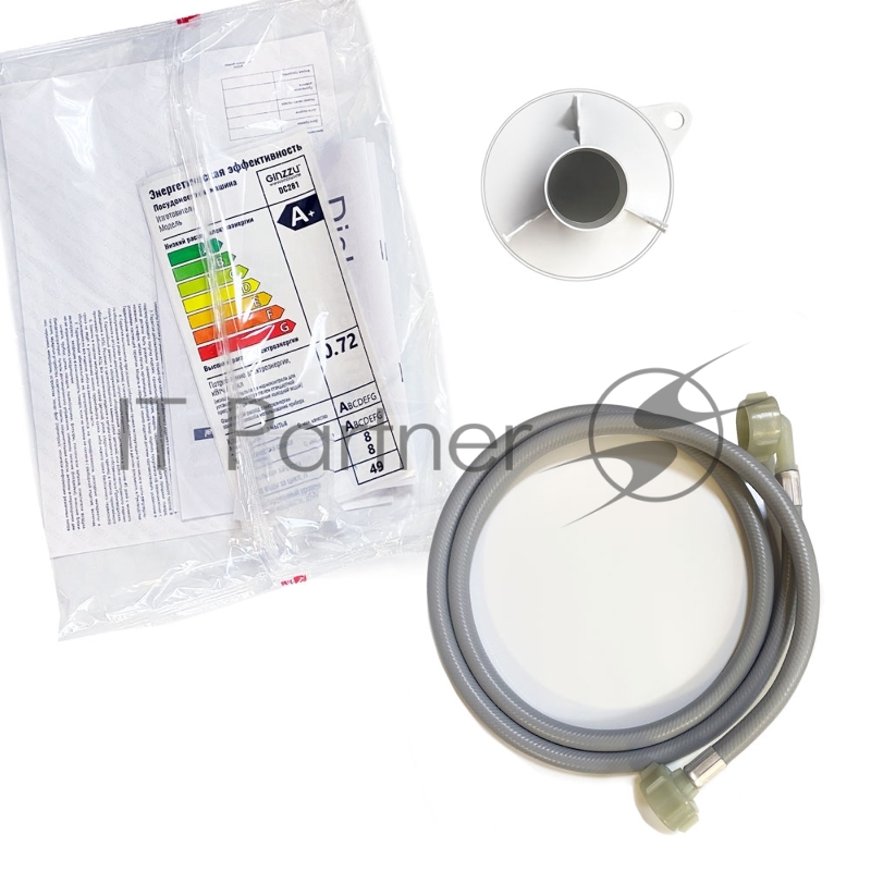 Посудомоечная машина GINZZU DC281 (ШxГxВ) 55x50x60 см.Цвет белый. Компактная, отдельностоящая.8 комплектов. Управление электрон.Кол-во программ 6.Сушка конденсац.Индикатор: добавить соль/ополаскиватель, код ошибки.Спец прогр.: эконом.для слабозагрязн