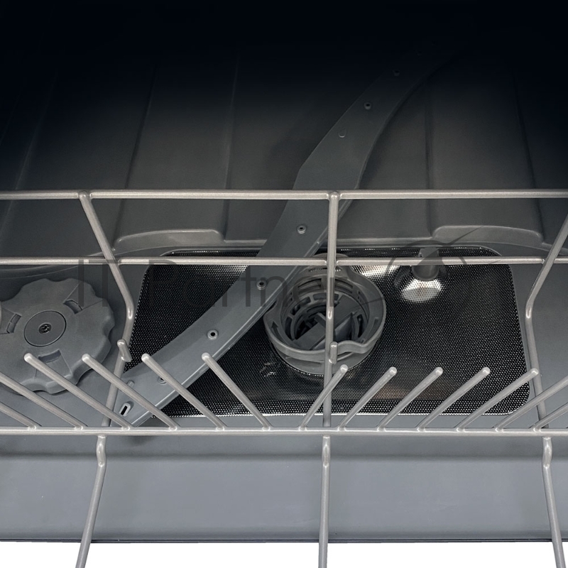 Посудомоечная машина GINZZU DC281 (ШxГxВ) 55x50x60 см.Цвет белый. Компактная, отдельностоящая.8 комплектов. Управление электрон.Кол-во программ 6.Сушка конденсац.Индикатор: добавить соль/ополаскиватель, код ошибки.Спец прогр.: эконом.для слабозагрязн