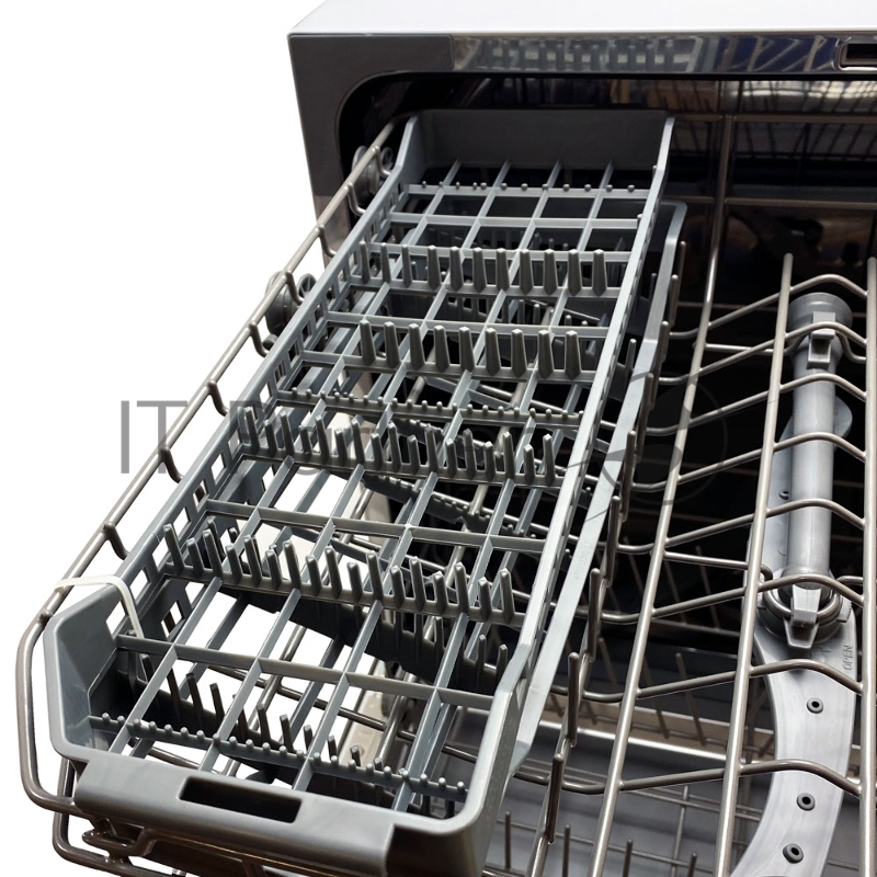 Посудомоечная машина GINZZU DC281 (ШxГxВ) 55x50x60 см.Цвет белый. Компактная, отдельностоящая.8 комплектов. Управление электрон.Кол-во программ 6.Сушка конденсац.Индикатор: добавить соль/ополаскиватель, код ошибки.Спец прогр.: эконом.для слабозагрязн