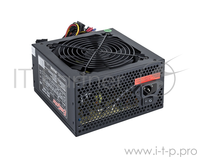 Блок питания 500W Exegate XP500, ATX, black, 12cm fan, 24+4pin, (6+2)pin PCI-E, 3*SATA, 1*FDD, 2*IDE