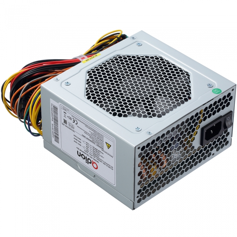 Блок питания 600Вт Power Supply FSP QDION ATX 600W, 120mm, 5xSATA, 2xPCI-E, APFC, 80+