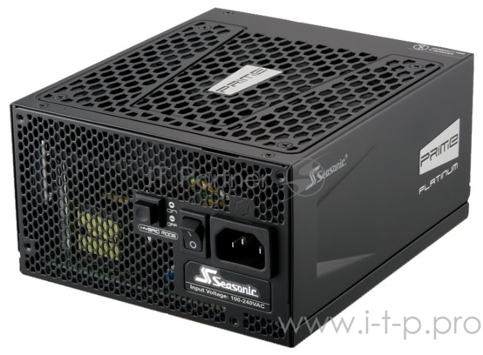 Блок питания Seasonic ATX 750W PRIME PX-750 80+ platinum (24+4+4pin) APFC 135mm fan 10xSATA Cab Manag RTL