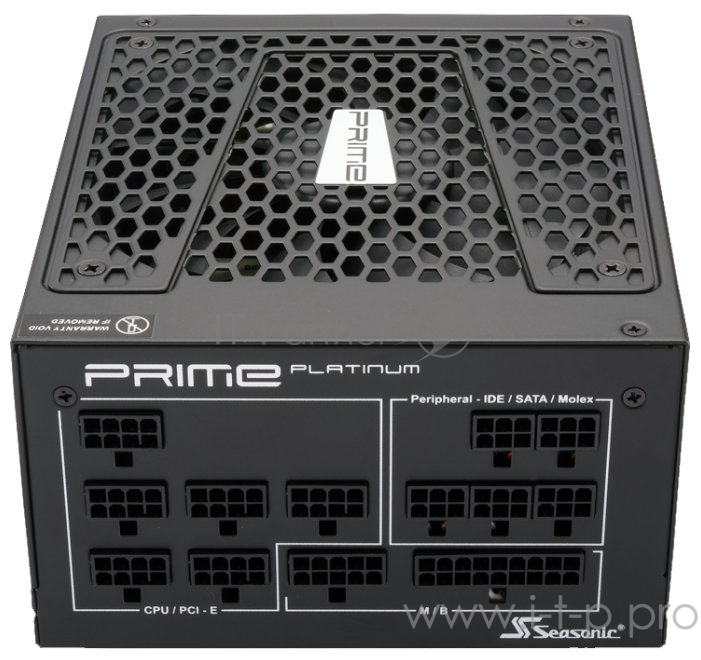 Блок питания Seasonic ATX 750W PRIME PX-750 80+ platinum (24+4+4pin) APFC 135mm fan 10xSATA Cab Manag RTL