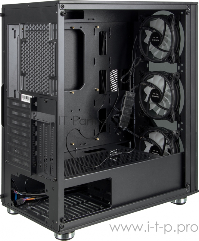 Корпус Formula V-LINE 7713 черный без БП ATX 3x120mm 2xUSB2.0 1xUSB3.0 audio bott PSU