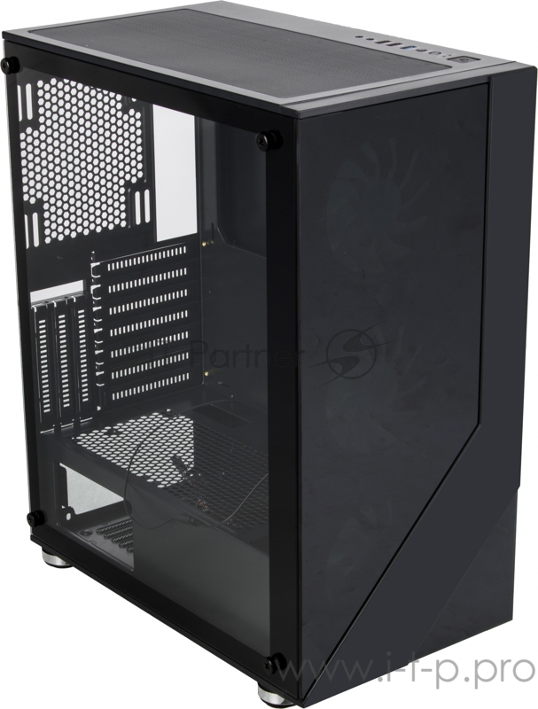 Корпус Formula V-LINE 7713 черный без БП ATX 3x120mm 2xUSB2.0 1xUSB3.0 audio bott PSU