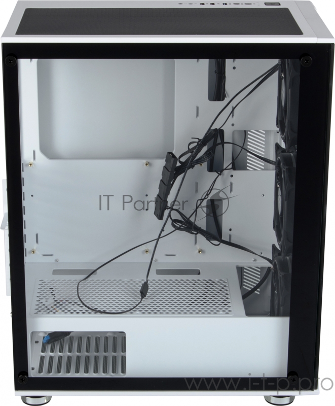 Корпус Formula V-LINE 7713 белый без БП ATX 3x120mm 2xUSB2.0 1xUSB3.0 audio bott PSU