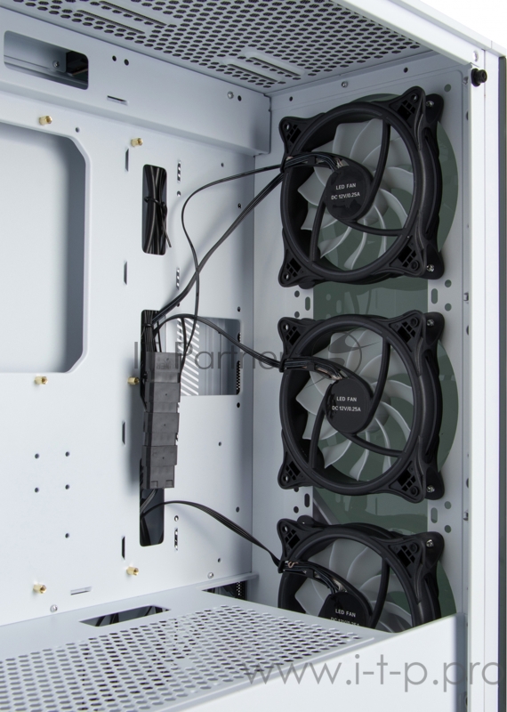 Корпус Formula V-LINE 7713 белый без БП ATX 3x120mm 2xUSB2.0 1xUSB3.0 audio bott PSU