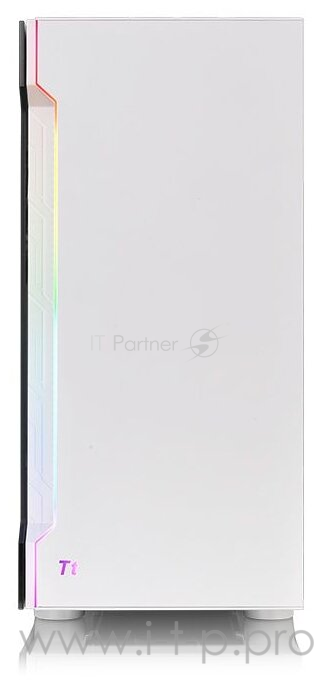 Корпус Thermaltake H200 TG Snow RGB белый без БП ATX 1x120mm 2xUSB3.0 audio bott PSU