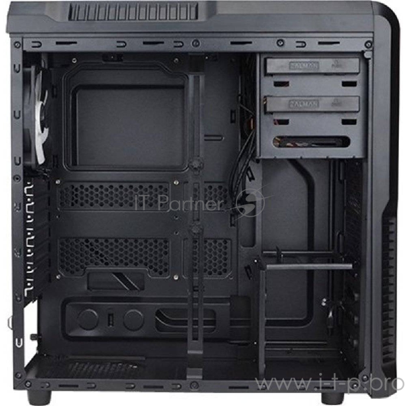Корпус MidiTower Zalman Z3 Plus (без БП) черный