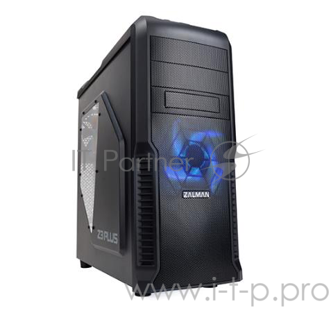 Корпус MidiTower Zalman Z3 Plus (без БП) черный