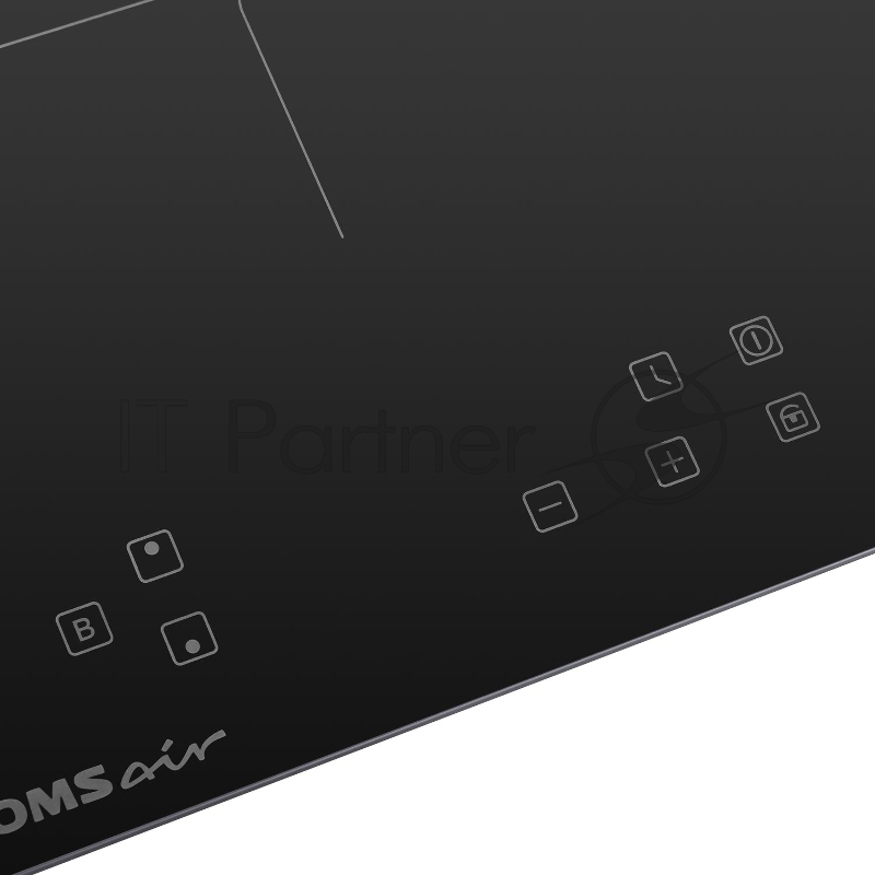 Электрическая поверхность HOMSair HI32BK/ домино,индукционная, 268х520х62 мм, стеклокерамика, черная