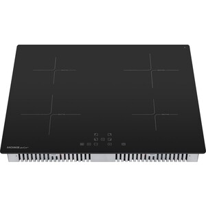 Электрическая панель HOMSair HI64BK Электрическая панель HOMSair HI64BK/ индукционная, ШхДхВ: 590х520х62 мм, сенсорное управление, 4 конфорки, стеклокерамика, замок от детей, таймер, черная