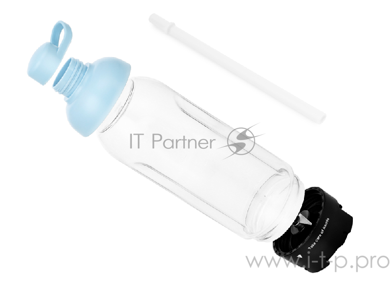 Блендер Kitfort Мощность: 250 Вт.Емкость чаши: 0,5 л,голубой.