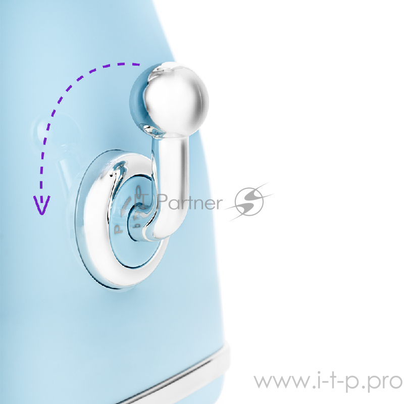 Блендер Kitfort Мощность: 250 Вт.Емкость чаши: 0,5 л.Материал корпуса: пластик,голубой.