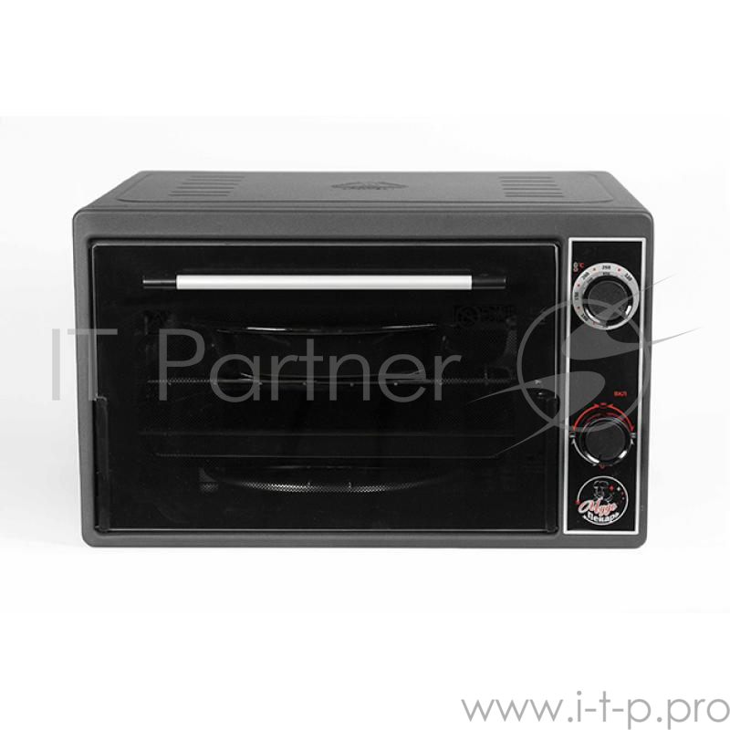 Жарочный шкаф ЧУДО ПЕКАРЬ ЭДБ-0122 (черная, 39 л, терморегулятор, новый прочный корпус, толстый нержавеющий ТЭН повышенной мощности)