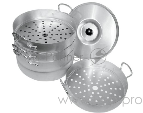 Мантоварка алюминиевая КАЛИТВА 180635, 6 л, 3 сетки