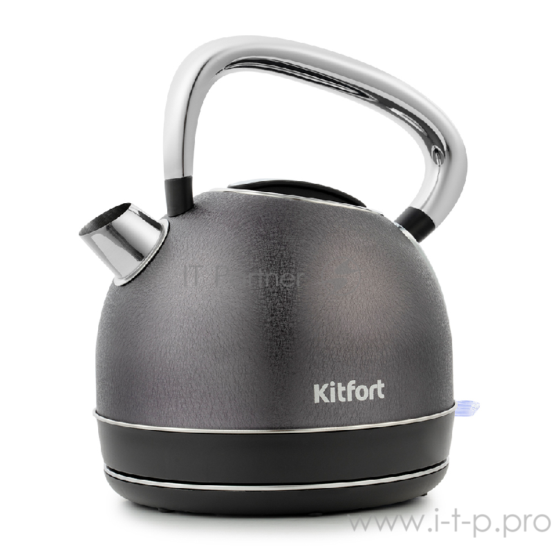 Чайник Kitfort КТ-696-4 черная кожа