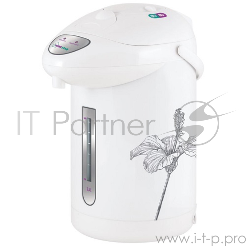 Термопот Homestar HS-5001 серые цветы, 2,5л, 750 Вт (в уп. 6шт)