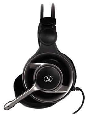 Гарнитура A4Tech HS-100, с регулятором громкости, серый