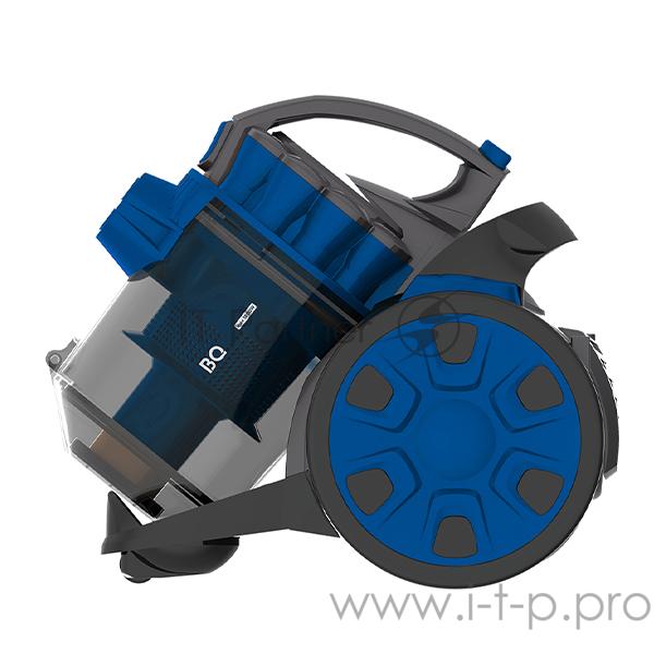 Пылесос BQ VC1805C Серый-СинийПылесосы с контейнером для пыли Емкость пылесборника 2,0 л Макс. потребляемая мощность 1800 Вт Максим. мощность всасывания 380 Вт Тип уборки сухая Пылесос с технологией «Циклон» Управление на корпусе Металлическая, хроми
