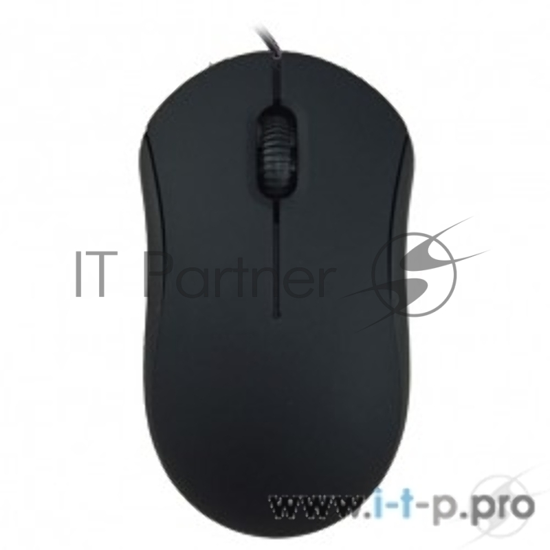 Мышь RITMIX ROM-111 Black. Проводная оптическая светодиодная