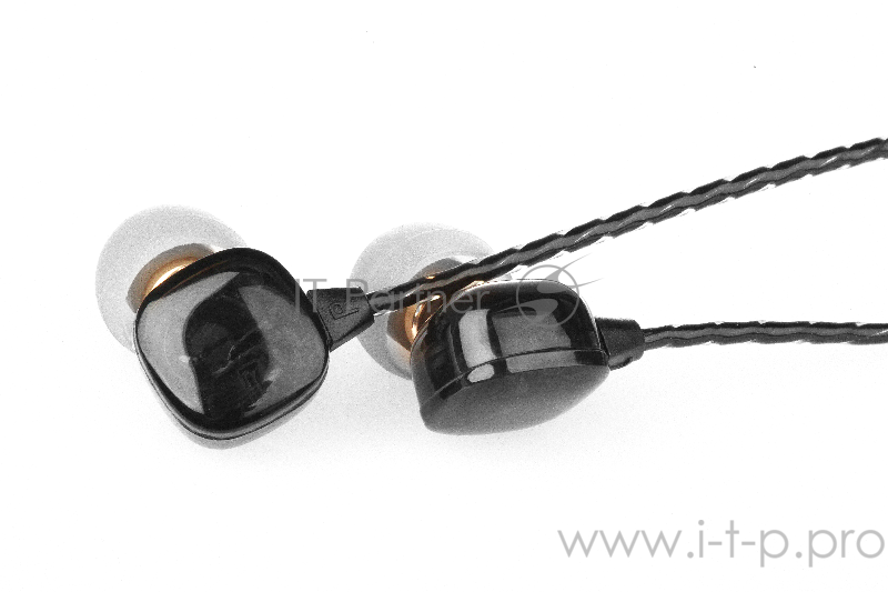 Наушники-гарнитура Zodic Audio ET1101, 1x9,2мм динамик + 1 арматурный динамик в каждом ухе, микрофон