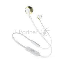 Наушники JBL Беспроводная гарнитура T205 , 16 Om , 98 dB , шампань