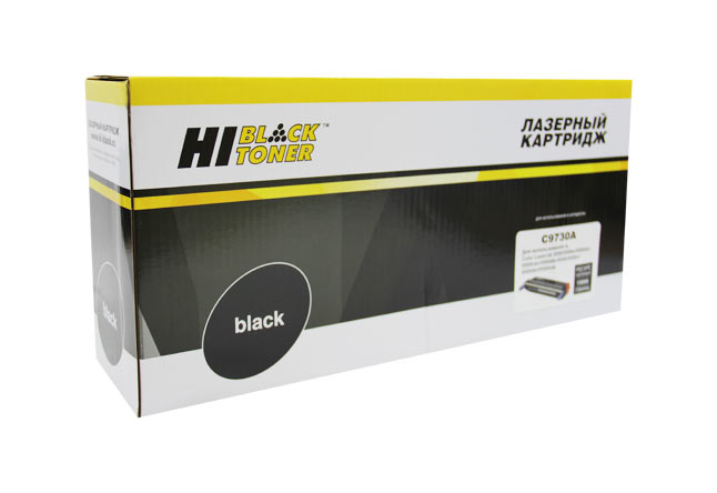 Картридж Hi-Black (HB-C9730A) для HP CLJ 5500/5550, Восстановленный, Bk, 11K