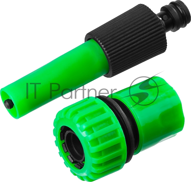 Наконечник поливочный РОСТОК P-P,плавная регулировка, пластиковый, с соединителем 3/4