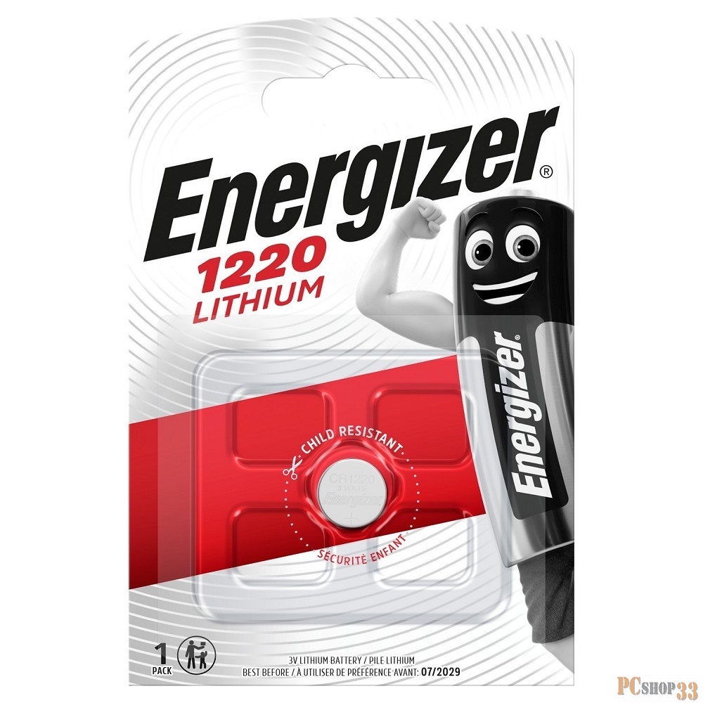 Батарейки Energizer Lithium CR1220 FSB1