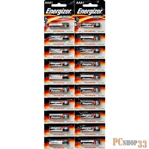 Батарейка Energizer POWER E92/AAA BP20