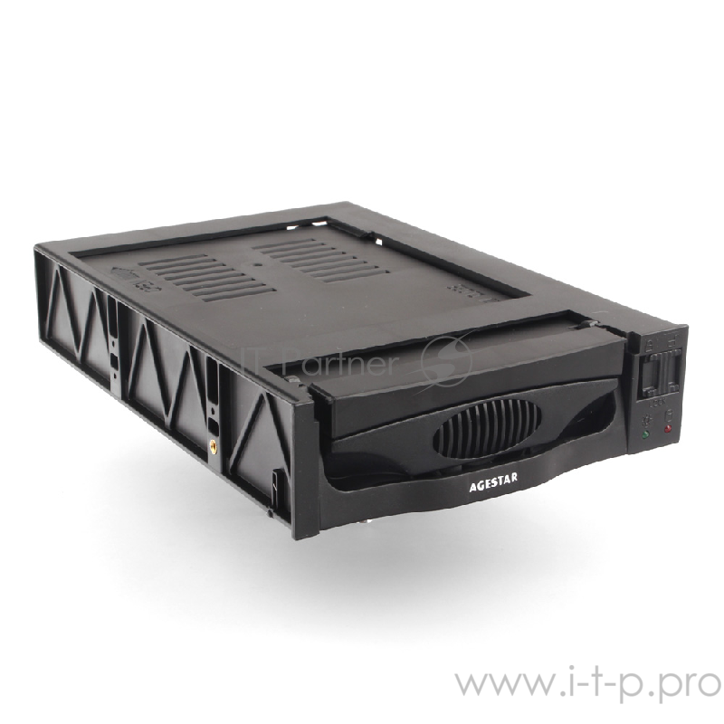 Mobile rack (салазки), 3,5 SATA I/II/III AgeStar SR3P-SW-1F (BLACK)