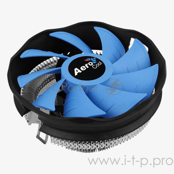 Кулер Aerocool Verkho Plus , до 90W, 128х128х68мм, 1000-2000 об/мин, PWM 4-Pin, 1150/1154/1155/1156/1366/775 , AM4/AM3+/AM3/AM2+/AM2/FM2/FM1
