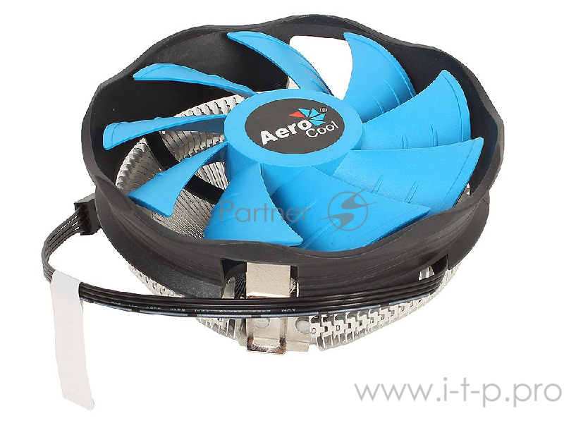Кулер CPU Aerocool Verkho Plus (универсальный, 110W, 10-27 dB, 1000-2000 rpm, 120мм, 4pin) RTL