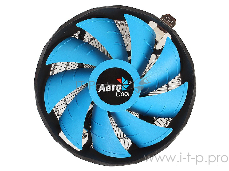 Кулер CPU Aerocool Verkho Plus (универсальный, 110W, 10-27 dB, 1000-2000 rpm, 120мм, 4pin) RTL
