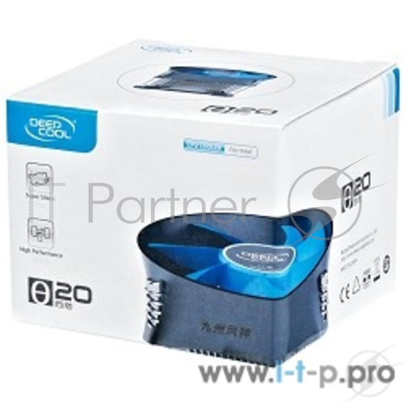 Устройство охлаждения(кулер) Deepcool THETA 20 PWM Soc-1150/1155/1156/ 4-pin 17.8-32.5dB Al 375.5gr Ret