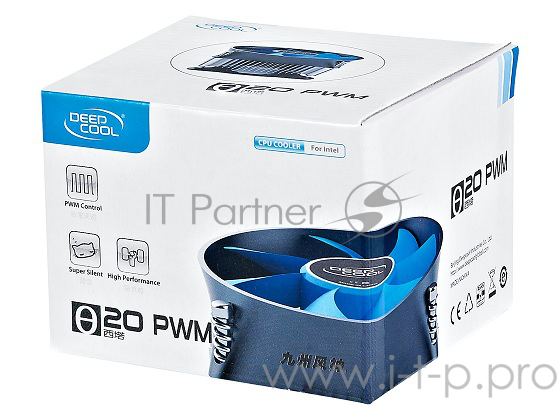 Устройство охлаждения(кулер) Deepcool THETA 20 PWM Soc-1150/1155/1156/ 4-pin 17.8-32.5dB Al 375.5gr Ret