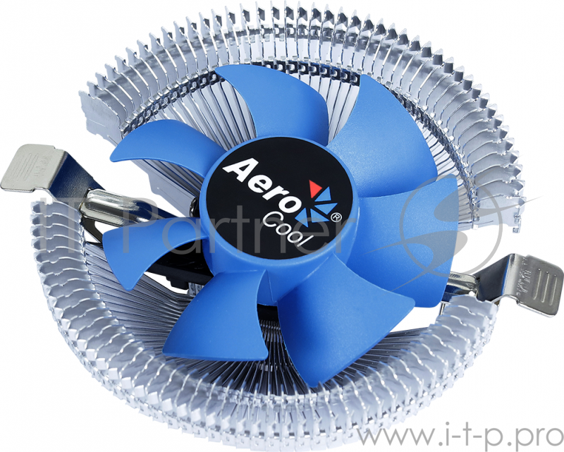 Кулер Aerocool Verkho I , до 90W, PWM 4pin, 1200-2500 PRM, LGA 1150/1151/1155/1156/775, 103x103x45mm, 8cm fan