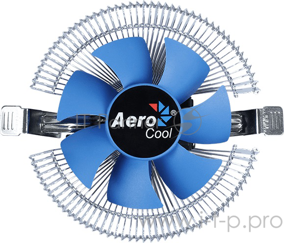 Кулер Aerocool Verkho I , до 90W, PWM 4pin, 1200-2500 PRM, LGA 1150/1151/1155/1156/775, 103x103x45mm, 8cm fan