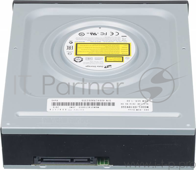 Оптический внутр. привод DVD-ROM LG DH18NS61 черный SATA внутренний oem