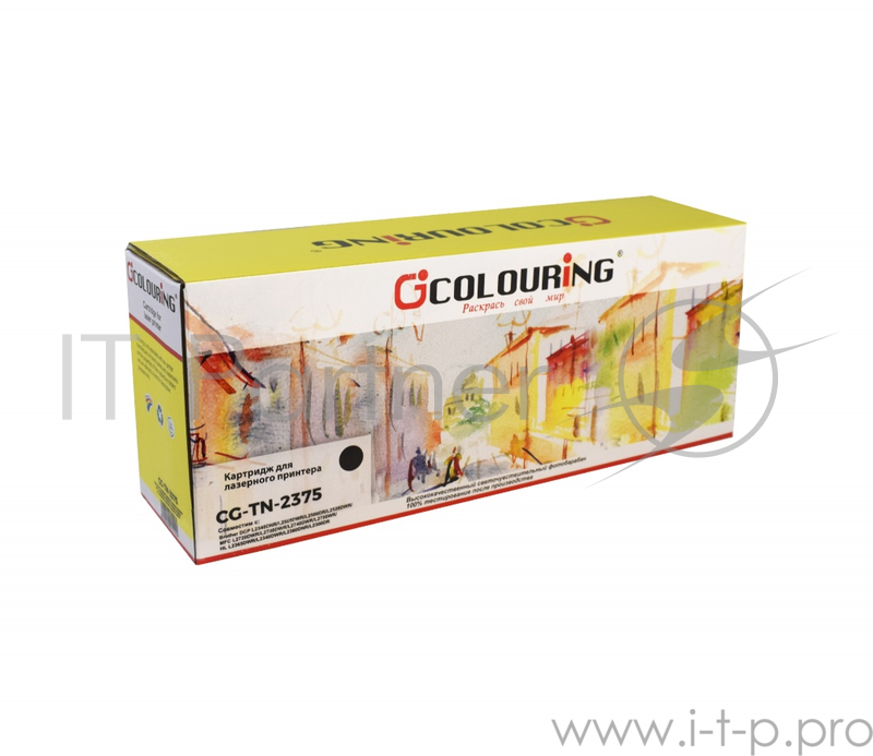 Картридж CG-TN-2375 для принтеров Brother DCP L2540DNR/L2560DWR/L2500DR/L252 MFC L2720DWR/L2700DWR/L2740DWR/L27 L2365DWR/L2340DWR/L2360DNR/L23 2600 копий Colouring