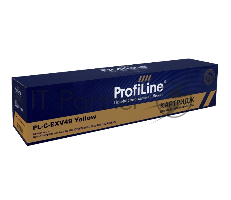 Картридж Тонер-туба PL-C-EXV49 для принтеров Canon ImageRunner ADV C3320/3320i/3325i/3330i/3520i/ Yellow 19000 копий ProfiLine
