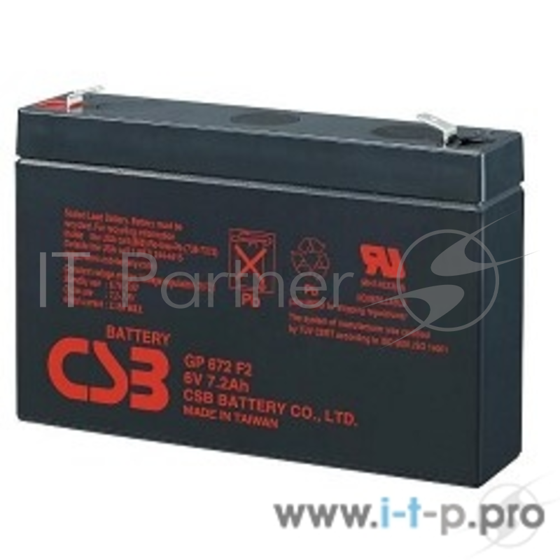 Батарея CSB GP 672 (6V, 7.2Ah)