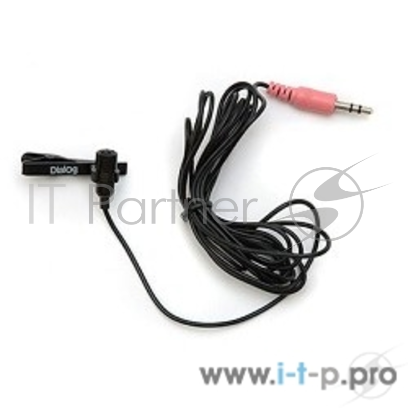 Наушники Микрофон Dialog M-107B {Микрофон конденсаторный, на прищепке, черный}