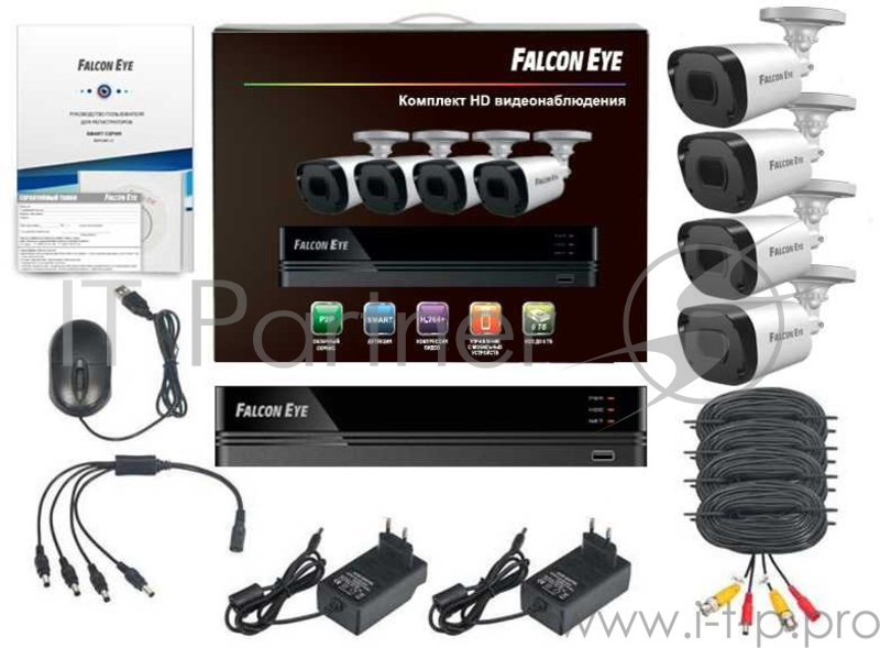Комплект видеонаблюдения Falcon Eye FE-2104MHD Smart